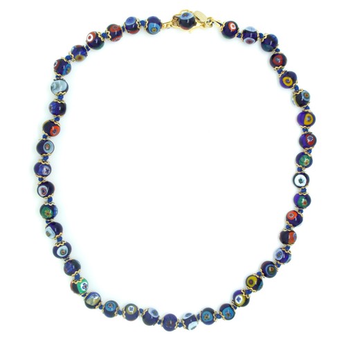 Murano glass necklace dark - murano,