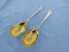 AN ANTIQUE PAIR OF STERLING