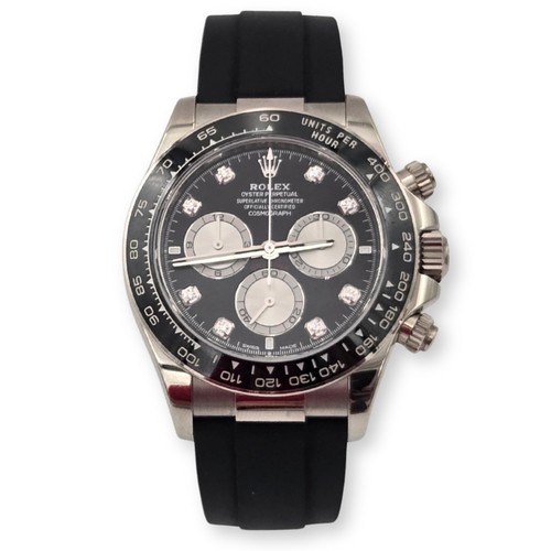 Rolex daytona white - white, black