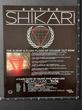 ENTER SHIKARI - ALBUM AND UK TOUR 2012 12X9" Press Advert / Poster M31