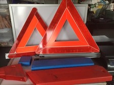 Warning triangles road - warning,
