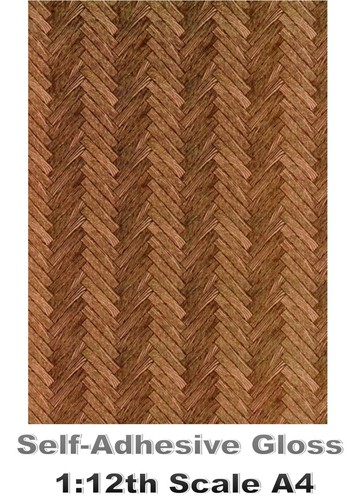 Dolls house wallpaper stick - dolls, stick-on