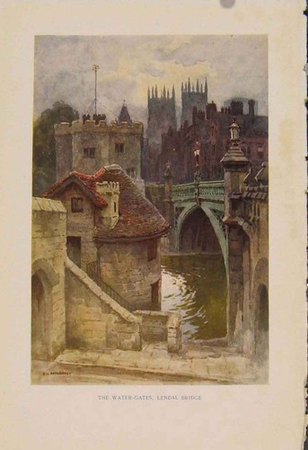 Original old antique print - original,