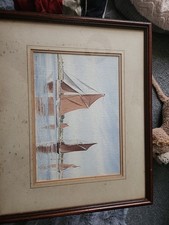 Painting Watercolor Sail Boats Norfolk