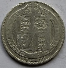 1889 Queen Victoria One 1/-