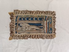 Wool Gold Needlepoint Cushion