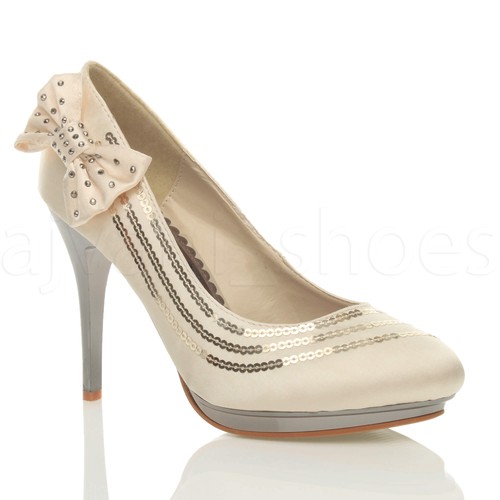 Womens ladies high heel sequin - heel,