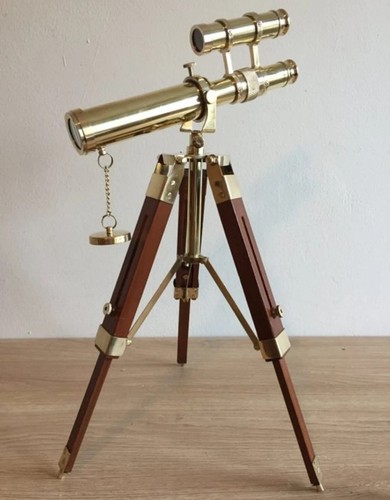 Brass double barrel - barrel, telescope
