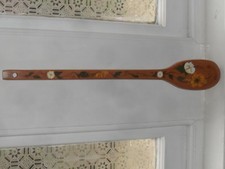 Canal Narrow boat Barge Painted Wood Spoon Old Houseboat Decorative Display Item