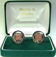 1965 threepence cufflinks - threepence,