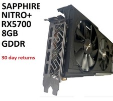 SAPPHIRE NITRO + RX5700 XT 8GB GDDR6 Gaming DDR6 GPU Graphics Card