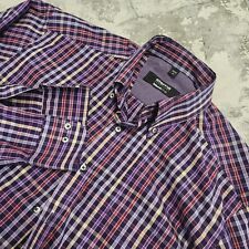 Eterna Black Line Check Shirt