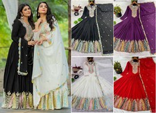 Multicolored Long Anarkali