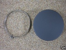 5" Black Stove Enamel Flue