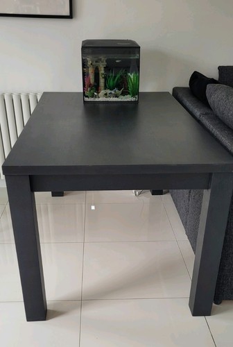 Solid wood mfi dinner black - solid,