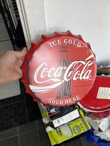 Vintage round red metal ice - vintage,
