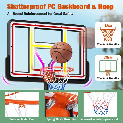 Basketball hoop 10 ft - basketball, 7.4-10