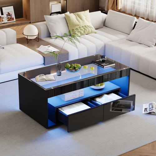 Coffee table glass - coffee,
