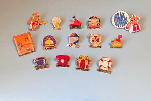 Job lot vintage butlins enamel - job,