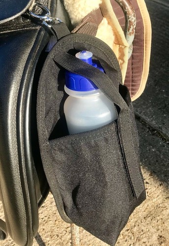 Saddle bag drink holder - saddle, with