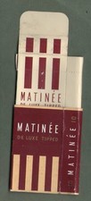 Old EMPTY cigarette packet Matinee Lambert & Butler + slide  #522