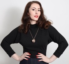 Freddies of Pinewood Beatnik Top Brown Size S Excellent