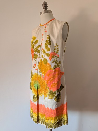 Vintage 60s hawaiian floral - 60s,