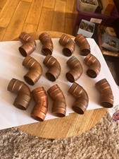 35mm COPPER ELBOW / BENDS JOB LOT OF 13
