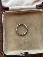 Antique Large Georgian Gold Chased Split Ring Charm Pendant Holder 1840c 18mm