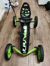 Berg Rally Force Ride-On Pedal Go-Kart Black/Green, Ages 4-12