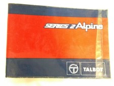 Talbot Alpine Series 2 Owners