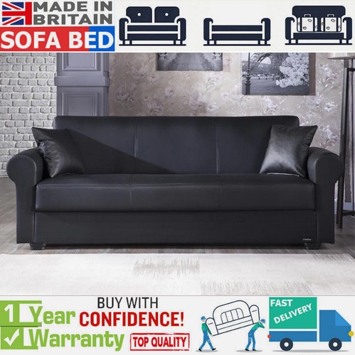 Leather seater ottoman - 3,