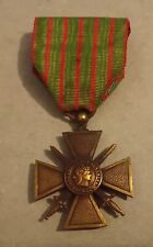 1914 - 1917 WW1 French Croix de Guerre Cross Of War France Army Military Medal