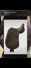 Nick Dolman Dressage Saddle 15.5 Inch Wide Brown