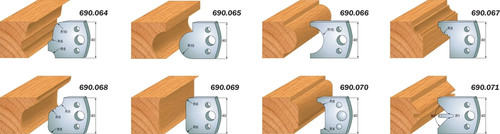 Cmt 690 068 profile knives - cmt, for