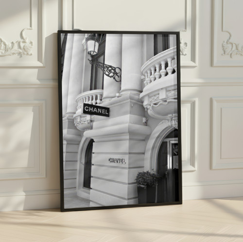 Chanel paris storefront wall - paris,