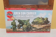 AIRFIX A01309V BREN GUN CARRIER 6PDR ANTI-TANK GUN 1/76 SCALE (BZ16B)