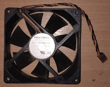 Foxconn PV902512L Computer Case Fan 3-Pin 90 x 25 12V 0.16A 1400RPM 40CFM
