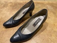 NAVY BLUE GABOR SHOES IN VGC SIZE 6.5 (40) With Heel