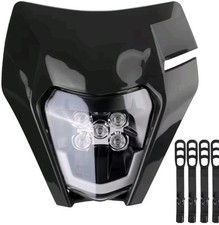 Ktm Black  DRL Led Headlight (WITH MASK)EXC  150 250 300 350 450 2017 - 2023