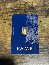 Suisse PAMP 1g GOLD Bar 24K FINE 999