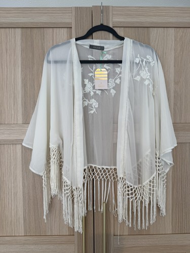 Oasis kimono cream embroidered - oasis,