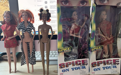 1997 spice girls tour - tour, dolls