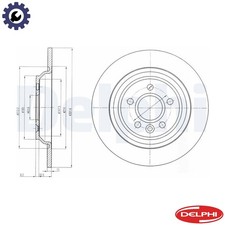 2x BRAKE DISC BG4239C FOR