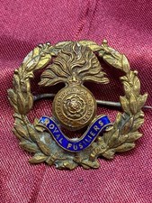 WW1/2 Royal Fusiliers Enamel Sweetheart Brooch w/fixing