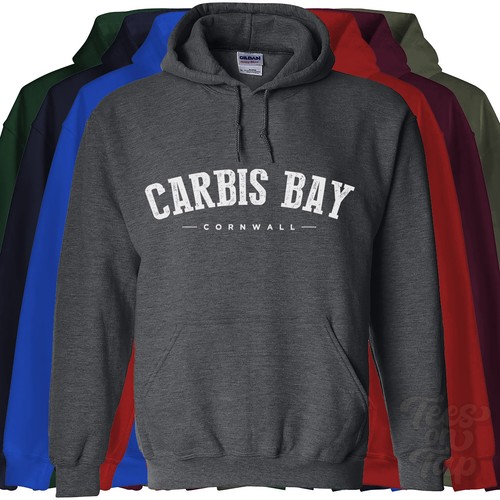 Carbis bay cornwall - bay, hoodie