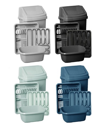 50l swing bin dish - 50l, drainer