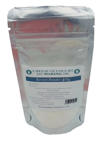 Rennet powder 40g - 40g, suitable