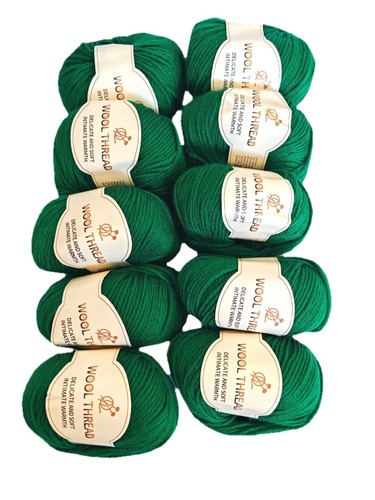 Wool thread yarn skeins - wool, 10