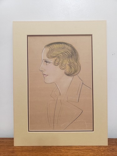 Vintage art deco - art, woman